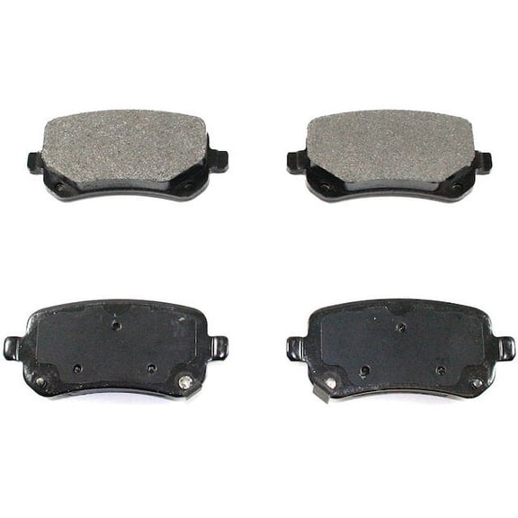 Rear Brake Pad Set - Compatible with 2008 - 2012 Chrysler Town & Country 2009 2010 2011