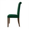 thumbnail image 6 of Castle Place Simple Sophisticated Velvet Upholstered Dining Chairs, Green, Set of 2, 6 of 9