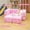 Pink1, variant on MIERES Velvet Modular Folding Couch,Flip Open Convertible Lounge Sofa Chair,Fold Out Sleeper Sofa for Apartment,Bedroom and Living Room