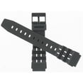 thumbnail image 3 of CASIO, Resin , Black, Black Buckle, End Wtdth of 19mm (3/4 inches) , WR100M & ALARM CHRONO marked on  band, Fits W-727H-1 Series, PART# 71602198, 3 of 3