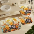thumbnail image 6 of Sunflower 4 Piece Shower Curtain Sets, with Non-Slip Rugs, Toilet Lid Cover And Bath Mat, for Bathroom Decor Set, 6 of 8