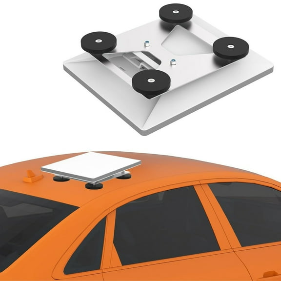 Starlink Mini Magnetic Roof Mount Stainless Steel Kit – Heavy-Duty Car, Truck & RV Magnet Mount with 264 lb Hold, Tool-Free Installation for Starlink Mini Kickstand