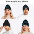 thumbnail image 5 of BZSMCE Winter Beanie Hats Warm Cozy Cap Azulstar Pattern, 5 of 7
