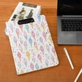 thumbnail image 5 of FORMRS A4 Clipboard Folder with Pen Holder Horizontal Foldable School Office Binder, Colorful Ice Cream Pattern, 5 of 9