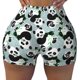 thumbnail image 2 of Balery Panda And Eucalyptus Pantalones cortos de entrenamiento estampados para mujer, sin costuras, ajustados, para gimnasio, yoga, correr, deportes, ejercicio activo, fitness.-X-Large, 2 of 8