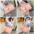thumbnail image 3 of Bolsa de gimnasio BEULPTN rosa impermeable de viaje para mujer, 3 of 8