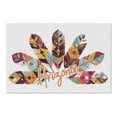 thumbnail image 2 of Arizona, Colorful Feathers, Tribal Inspired Pattern (19x27 inches, Premium 500 Piece Jigsaw Puzzle for Adults and Family, Made in USA), 2 of 4
