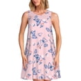 thumbnail image 1 of Vsdgher Robe d'Été à Imprimé Papillon pour Femmes, Décontractée, Col en U, Robe de Plage Sans Manches, Débardeur Ample, Robe Soleil avec Poche, 1 of 7