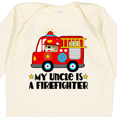 thumbnail image 4 of Inktastic Fireman Uncle is a Firefighter Boys or Girls Long Sleeve Baby Bodysuit, 4 of 5