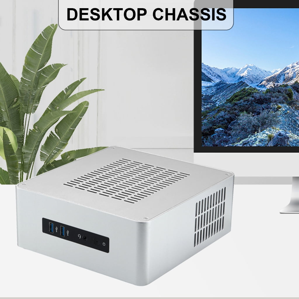 WINDLAND TA80 Mini Desktop Case Mini ITX Chassis HTPC PC Case for Computer Enthusiasts