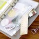 thumbnail image 5 of Bolsa de almacenamiento de PVC esmerilado ANGGREK A5 con cremallera para tarjetas de almacenamiento, 5 of 8