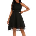 thumbnail image 3 of Verycand Women's Chiffon Halter Party Sleeveless Dress, 3 of 6