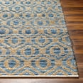 thumbnail image 6 of Hauteloom Isaye Jute Hallway, Kitchen Runner Rug - Brown, Blue - 2'6" x 8', 6 of 8