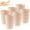Pink, variant on Eco-Friendly Wheat Straw 6Pcs/Set Unbreakable Multi-Purpose Drinking Cups Biodegradable Round Toothbrush Cup BPA-Free