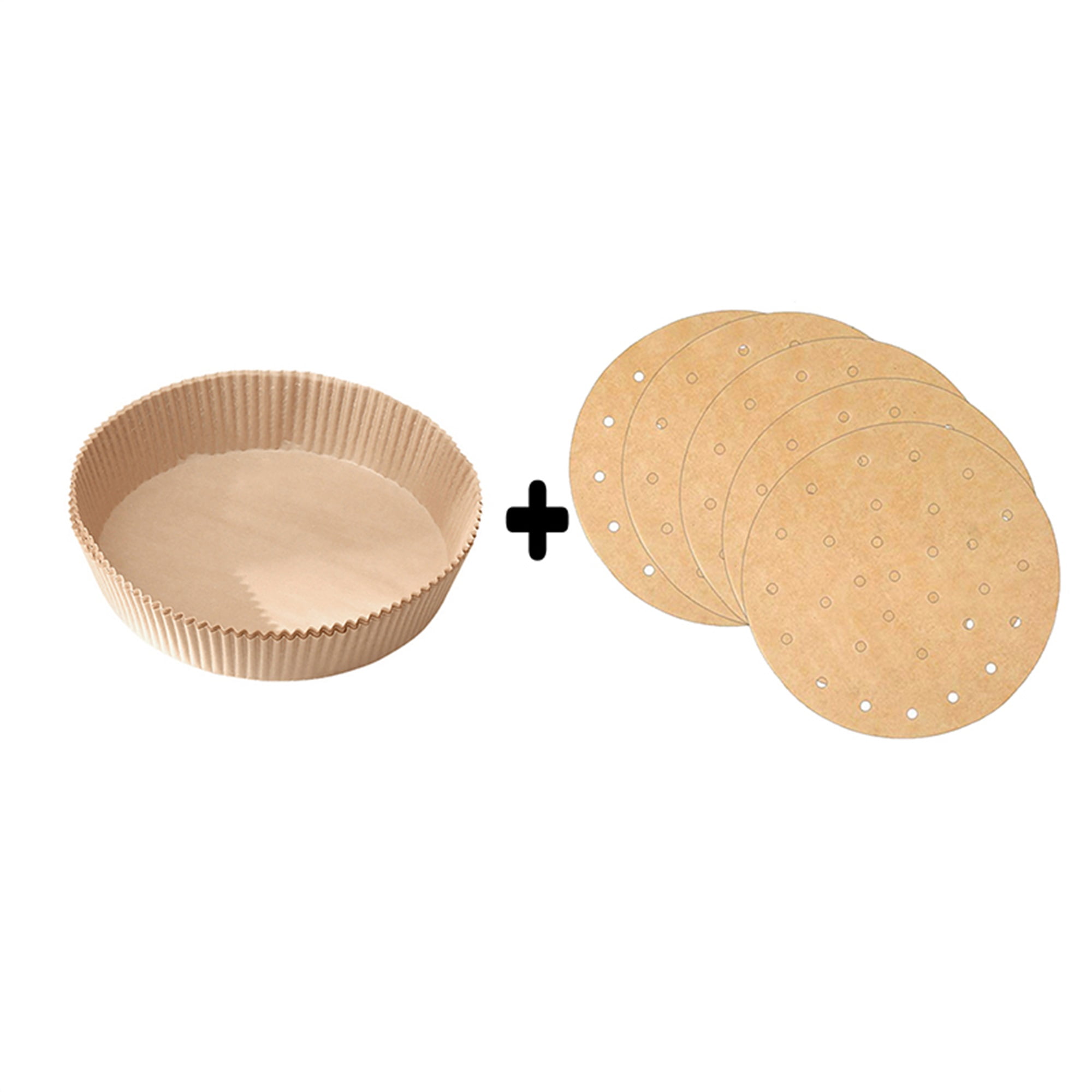 Air Fryer Sheets Bamboo Steamer Liner Parchment Paper Rounds Cooking
