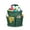 Dark Green, variant on 17L Foldable Cleaning Bucket Storage Bag, Tool Bag Kit with Handle and 6 Outer Pockets, Multipocket Craft Caddy Organizer for Cleaning Utensils(Clear)