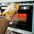 thumbnail image 2 of Clearance! 3D Cartoon Animal Cat Paws Oven Long Mitts Microwave Heat Resistant Non-slip Gloves Cotton Baking Insulation Gloves, 2 of 6