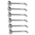 thumbnail image 3 of 22G L-Shaped Surgical Steel Crystal Nose Stud Set, 6 Pack, 3 of 5