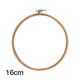 thumbnail image 2 of Madera cobertizo bordado anillos de punto de cruz de madera hechos a mano marco de punto de cruz aros de bordado 12 Piezas seitruly HA5605-03B×12, 2 of 6