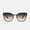Black/Dusk Poppy, variant on Quay Australia In Pursuit Cat Eye Sunglasses, Black/Black Plum Pink