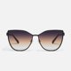 thumbnail image 1 of Quay Australiana en Persecución Cat Eye Sunglasses, Negro/amapola Del Anochecer, 1 of 3