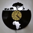 thumbnail image 2 of Tignapoo Horloge Murale Design Éléphant Vintage - Pièce Unique pour Disque Vinyle avec Veilleuse LED et Télécommande, Version Personnalisée à Brancher pour Décoration Intérieure, 2 of 6