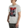 thumbnail image 4 of Thug Life Unisex t-shirt Graffiti  (Athletic Heather, XS), 4 of 6