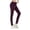Wine#1, variant on LEBONYARD Women's Skinny Fit High Rise Leggings,Leggings High Waisted Leggings for Women Buttery Soft Women's Leggings Solid Yoga Brown S