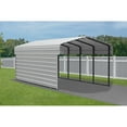thumbnail image 3 of Arrow 10 x 20 x 7 ft Eggshell Carport With 1 Side Wall Kit, 3 of 16