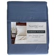thumbnail image 3 of NorthCrest Home Blue Damask Pin Dot Full Sheet Set, Pima Cotton Bed Sheets, 3 of 3