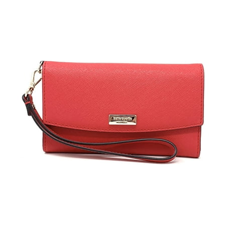 - Kate Spade New York Laurel Way Saffiano Leather iPhone Wristlet, Hot Chili