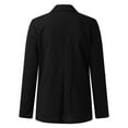 thumbnail image 2 of Vedolay Women Tops Womens Casual Lightweight Blazer Open Front Lapel Long Sleeve Office Jackets,Black XXL, 2 of 4