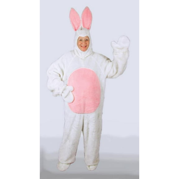 The Costume Center 4 Piece White Easter Bunny Suit with Hood – Adult Size X Large