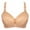 Beige, variant on Ashirexll Bras for Women, Plus Size Push up Bra, Lightweight Breathable Solid Color Wireless Bra for Women Beige XL