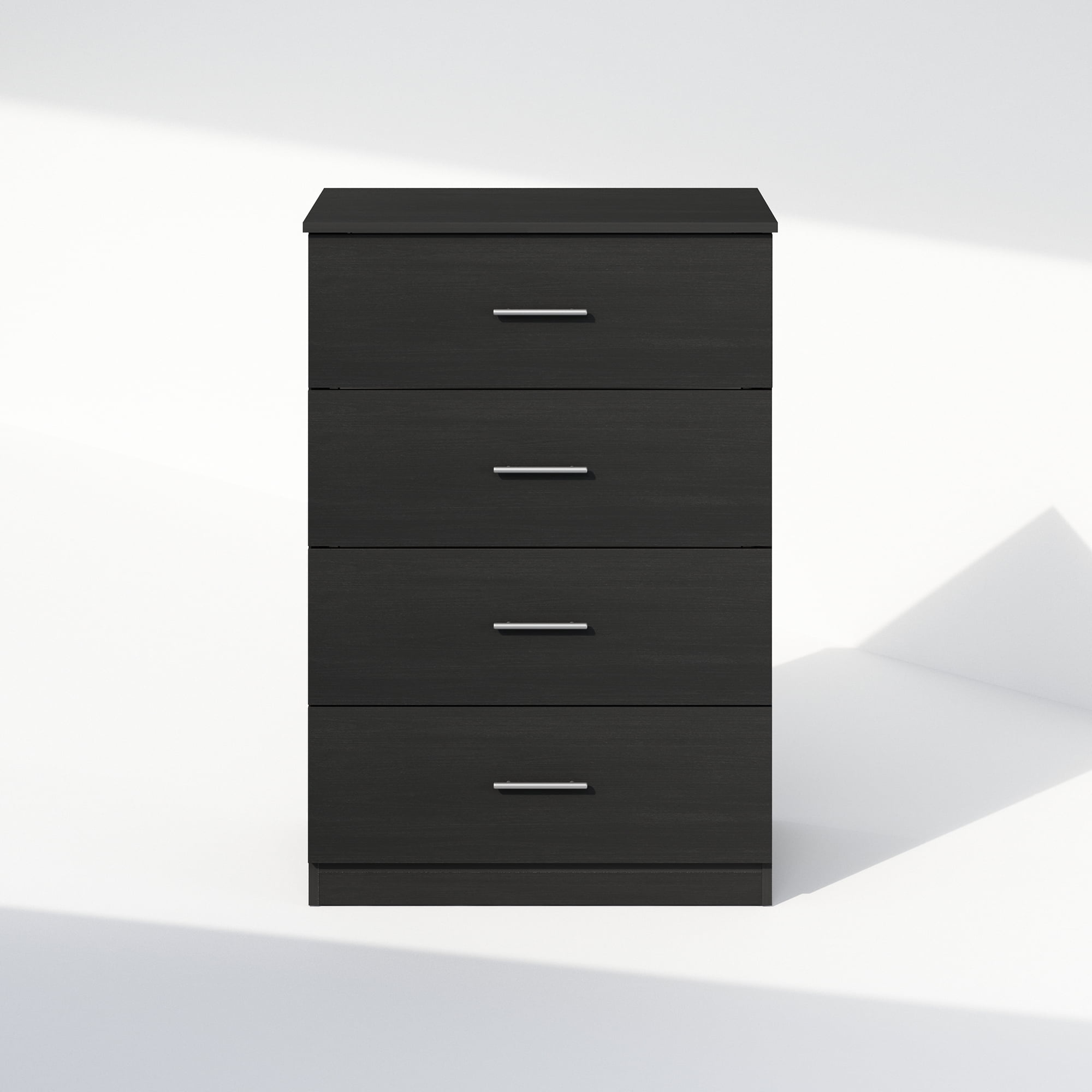 Furinno Frans Simple Design Console Table with 4 Drawers for Entryway, Living Room, Americano