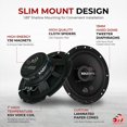thumbnail image 4 of Massive Audio MX65S Haut-Parleur 6,5 Po Peu Profond, 4 of 5