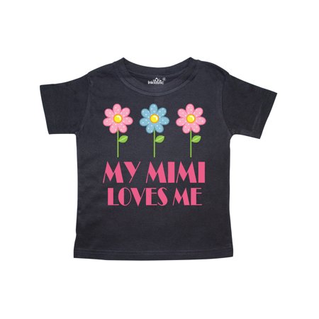 

Inktastic Mimi Loves Me daisies Gift Toddler Toddler Girl T-Shirt