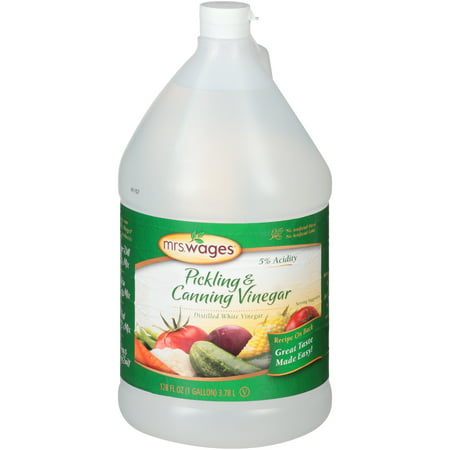 Mrs. Wages 1 Gallon Pickling & Canning Vinegar (Best Vinegar For Pickling Onions)