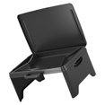 thumbnail image 5 of FRCOLOR Portable Folding Lap Desk Laptop Desk Travel Bed Table Tray Breakfast Writing Serving Tray Reading Bed Table For Couch Sofa Floor Adults Black, 5 of 8