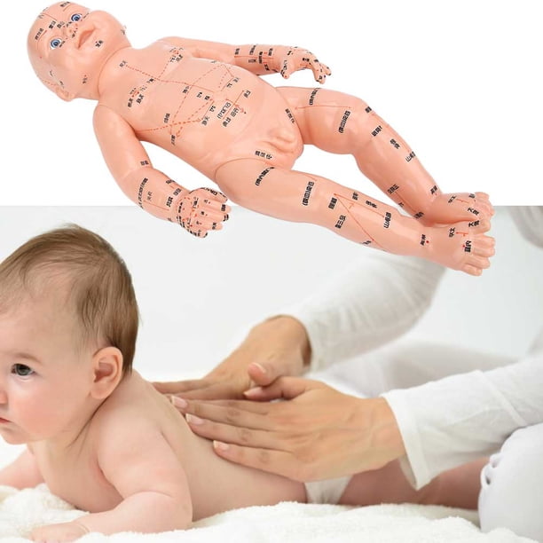 Modelo De Masaje Para Niños, Enseñanza Duradera De Los Meridianos Del Cuerpo De Los Niños, Para La Enseñanza De Operaciones De Precisión, Puntos De Acupuntura, Escuela De YLSHRF Infant Body Meridians Teaching