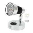 thumbnail image 3 of Luz De Lectura Giratoria, Buena Disipación De Calor, Foco LED Plateado Para Caravana, 90°, Ajustable, 12 V, 3 W, Para Autocaravana, Remolque, Caravana, Barco, 3 of 8