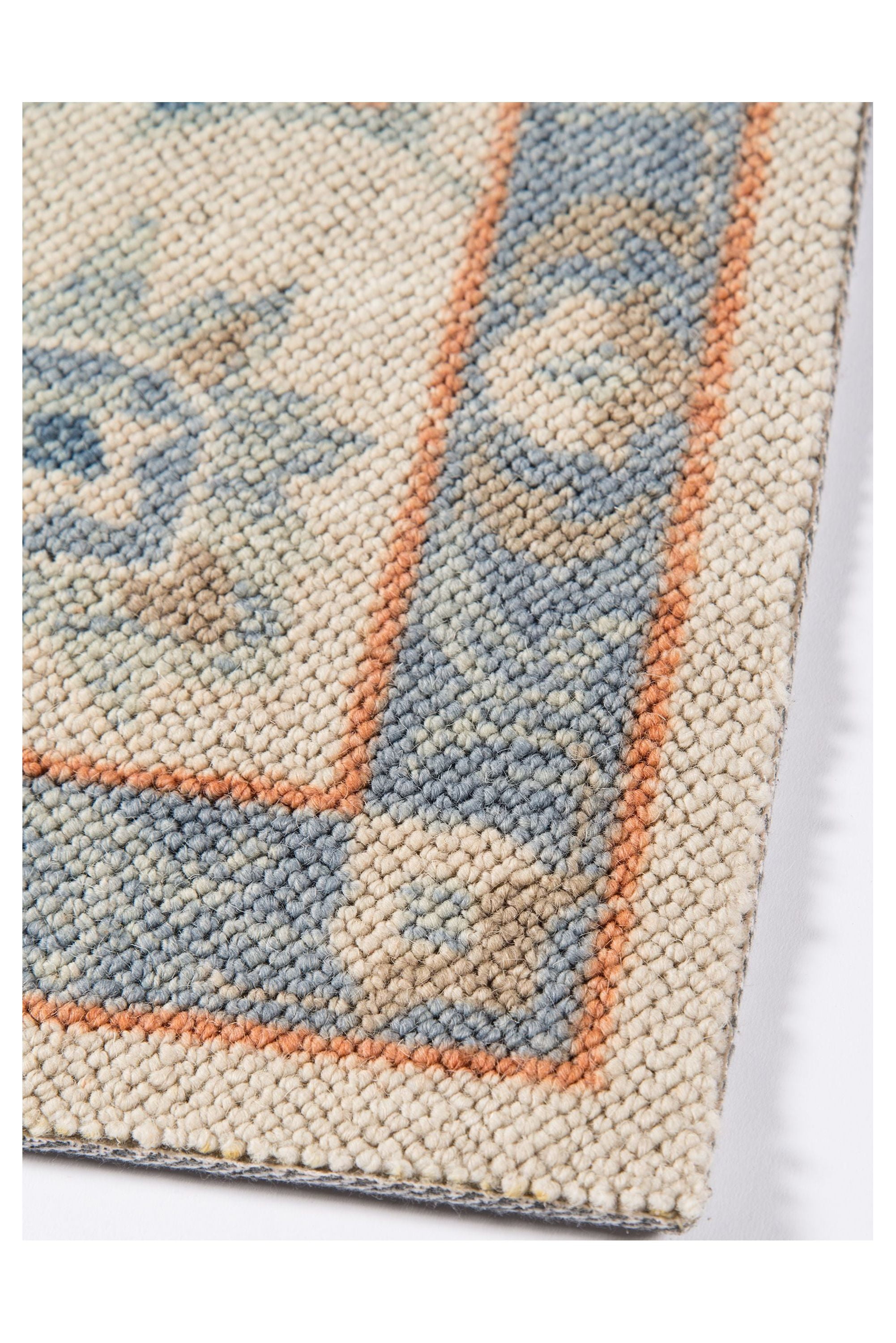 Momeni Anatolia Machine Made Wool and NylonBlue Runner 2'3" X 7'6"
