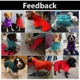 thumbnail image 3 of Quick Dry Pet Towel, Microfiber Stretch Cotton, Dog Bathrobe, Warm Jacket Design-Red-M, 3 of 5