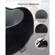thumbnail image 3 of Almohada de viaje, almohada de espuma viscoelástica para el cuello, cojín esencial para el cuello para viajar, antifaz para dormir, tapones para los oídos y bolsa de transporte incluida (negro). Afortunado Sencillez, 3 of 5