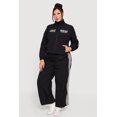 thumbnail image 3 of Women's Plus Size Not Now Embroidered Windbreaker, 3 of 5