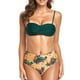 thumbnail image 1 of Traje de baño de mujer estampado de 2 piezas de bikini cómodo de cintura alta de color sólido estilo playa OAVQHLG3B Store  lin121212, 1 of 4