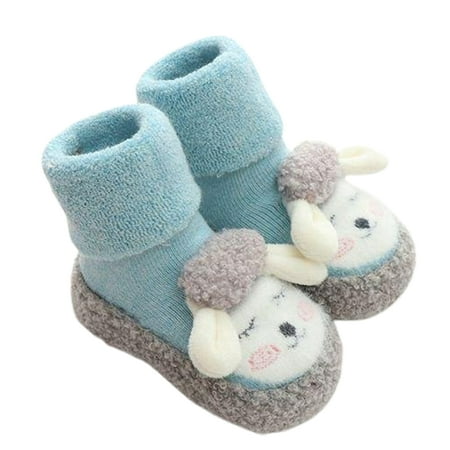 

Baby Warm Floor Shoes Super Cute For Babies Blue XL