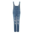 thumbnail image 4 of TAIAOJING Women's Jumpsuit Casual Vintage Overalls Loose Straight Denim Bib Overall Jean Pants, 4 of 9