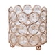 thumbnail image 4 of Portalápices de cristal para maquillaje, portalápices para oficina, portavelas para boda, decoración del hogar Dorado, 4 of 9