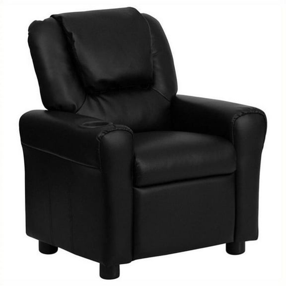 Kingfisher Lane Kids Recliner in Black